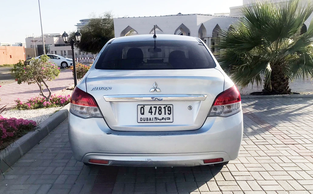 Mitsubishi Attrage 2014 Silver 5